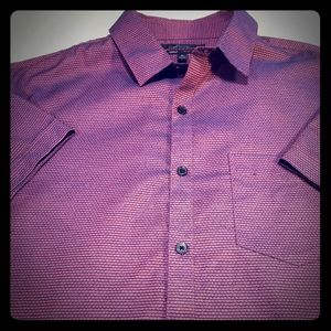 Marc Anthony iridescent slim fit dress shirt